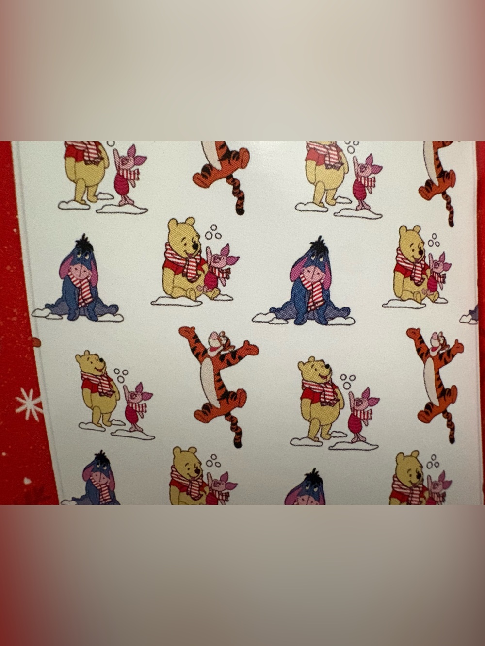 Winnie the Pooh Christmas plush blanket or throw 60x70 gift for Disney lovers - Picture 6 of 7
